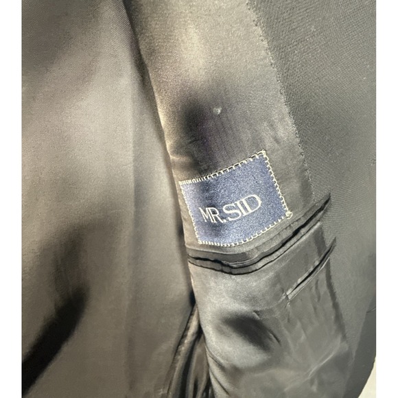 Canali Blazer Mens Black Wool Sport Coat Jacket  Italy Luxury 56R Italy 46R US - Picture 9 of 12